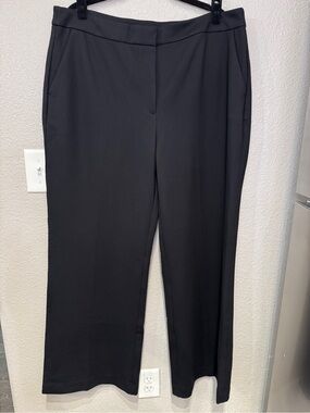 NWT Boden Belgravia Ponte Wide Leg Trousers Black US 16/18R UK 20R